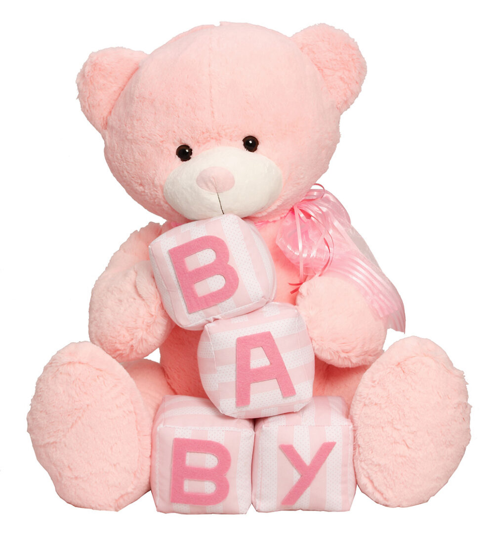TEDDY BEAR PINK BABY GIRL 65