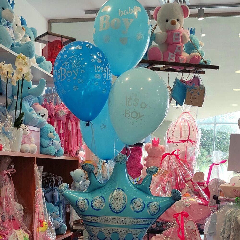 CROWN BLUE BALLOONS