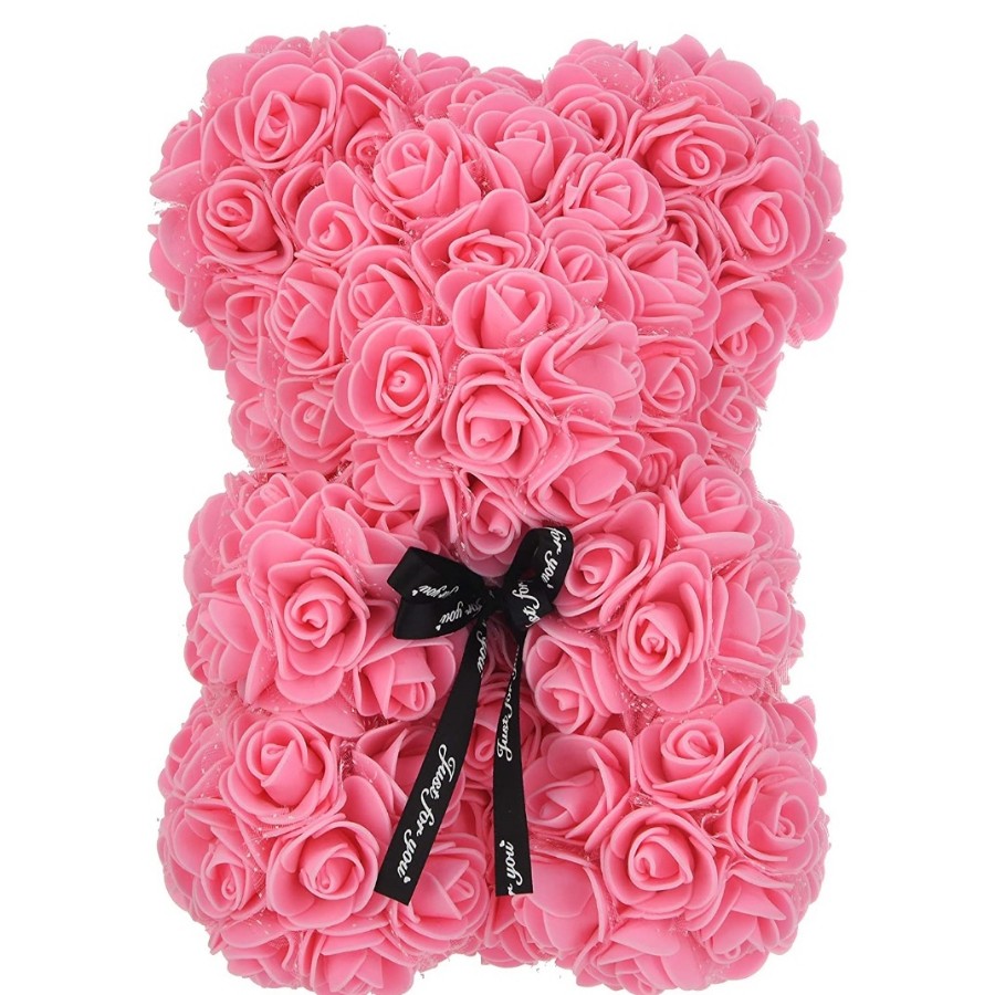 ROSE BEAR FROM PINK ROSES 25 cm