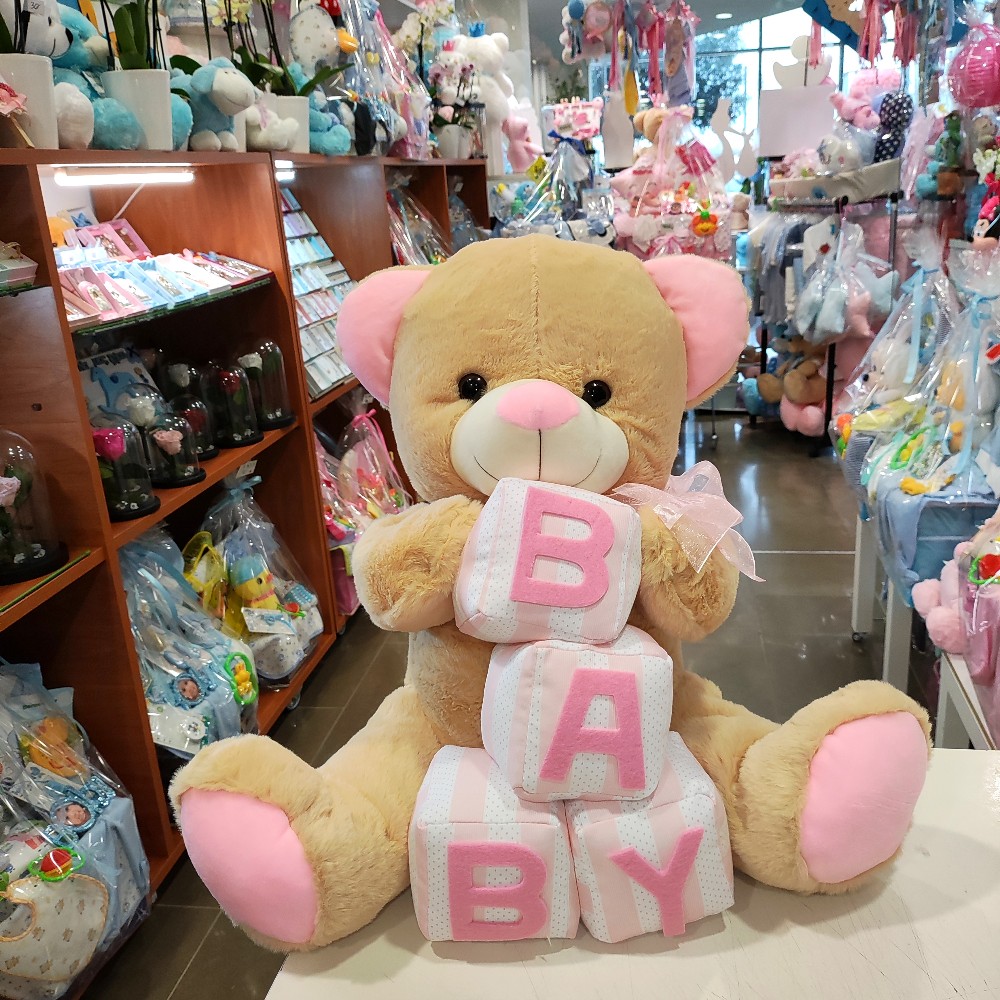 TEDDY BEAR BABY GIRL 45 FOR A NEWBORN GIRL